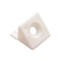 Coin d'Assemblage à Ailettes en Plastique Blanc (pour Tiroir)