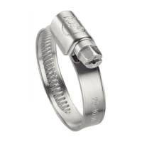 Collier de Serrage 130-150 Largeur Bande 12 Inox