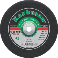 Disque à Tronçonner Déporté 230X3.0X22.23 Carbure de Silicium KARBOSAN C 30 S BF80 910340