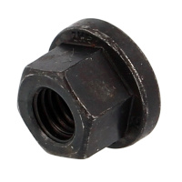 Écrou à Embase Lisse M8 Acier Classe 10 Noir DIN 6331