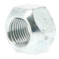 Écrou Frein Tout Métal M12 Pas 125 Acier Zingué Blanc DIN 980V