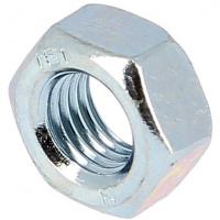 Écrou Hu M22 Pas 150 Acier Zingué Blanc DIN 934