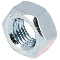 Écrou Hu M39 Pas 300 Acier Zingué Blanc DIN 934