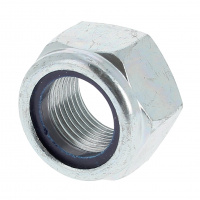 Écrou Nylstop M22 Acier 10 Zingué Blanc DIN 985
