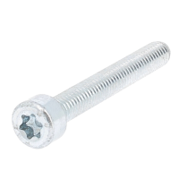 TC Torx M2X16 Acier Classe 8.8 Acier Zingué Blanc ISO 14579