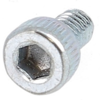 TCHC M2X6 Acier 12.9 Zingué Blanc Filetage Total DIN 912