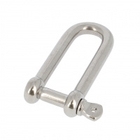 Manille Droite Longue Forgée M10 Inox A4