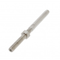 Embout Fileté à Sertir M12 Câble 6 Inox A4