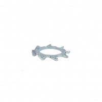 Arandela Dentada Acero Galvanizado Blanco Din 6797A