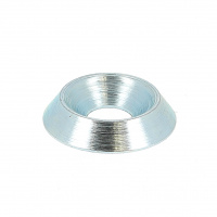 Arandela Hueco Hexagonal Maciza Acero Galvanizado Blanco NFE 27619