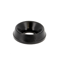 Arandela Hueco Hexagonal Maciza Polyamida Negra NFE 27619