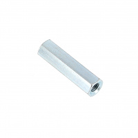 Entretoise Hexagonale M3X14 Femelle/Femelle Six Pans 5.5 Acier Zingué Blanc