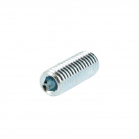 STHC Cuvette M8X40 Acier 45H Zingué Blanc DIN 916