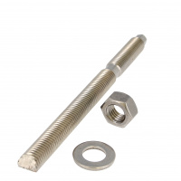 Tige Filetée pour Ampoule de Verre M20X260 Inox A4