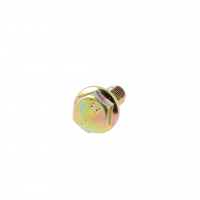 TH à Embase Crantée M6X16 Acier 8.8 Zingué Bichromaté DIN 6921