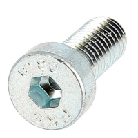 TCHC Tête Basse M12X50 Acier 8.8 Zingué Blanc Filetage Total DIN 7984