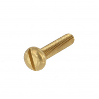 Tête Cylindrique Large M5X30 Laiton DIN 85