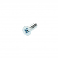 TF Pozidriv M2.5X4 Acier Zingué Blanc DIN 965