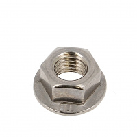 Écrou à Embase Crantée M12 Inox A2 DIN 6923