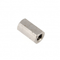 Écrou de Rallonge Hexagonal M5 3D Inox A2 DIN 6334