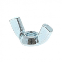 Écrou à Grandes Ailettes M16 Acier Zingué Blanc