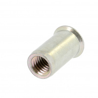 RIVKLE® Tête Fraisée Fut Cylinque Ouvert M3 Ep 1 à 1.5 Zingué