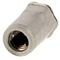 RIVKLE® Tête Réduite Fut Hexagonal Ouvert M5 Ep. 0.5 à 3 Inox