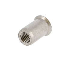 RIVKLE® Tête Fraisée Fut Cylinque Ouvert M4 Ep 1.3 à 2.5 Inox