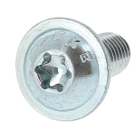 TCBL à Embase Torx M6X16 Acier 8.8 Zingué Blanc ISO 7380-2