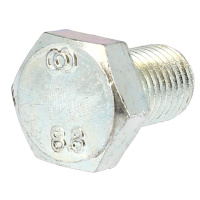 TH M12X20 Pas 150 Acier 8.8 Zingué Blanc Filetage Total DIN 961