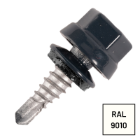 Vis Autoperceuse Zamatop Couturage Tête Hexagonale Ø 6.3X22 Laqué RAL 9010