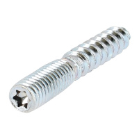 Vis Combi Bois-Métal M8X50 Vis Bois de 7 Acier Zingué Blanc