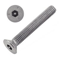Vis Inviolable TFHC + Téton M10X25 Inox A2 DIN 7991
