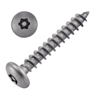 Vis Inviolable Bois Penture TCLX + Téton Central 6X30 Inox A2