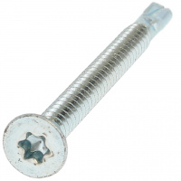 Autoperceuse TF Torx à Ailettes 6.3X100 Acier Zingué Blanc