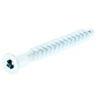 Vis Confirmat Hexagonale Creuse 5X40 Acier Zingué