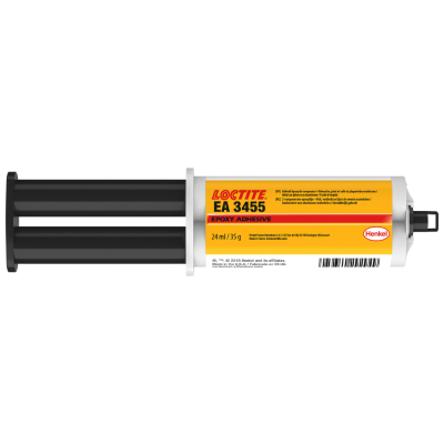 EPOXIE BI-COMPOSANT GRIS POXYMATIC ALU LOCTITE EA 3455 SERINGUE 24ML