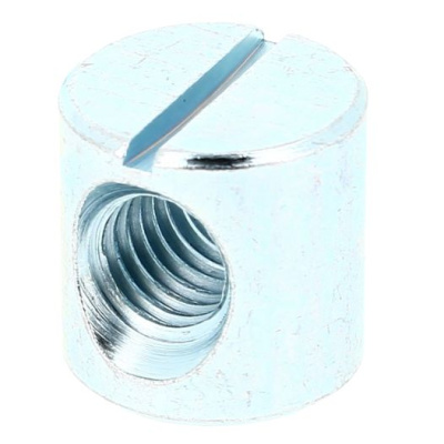 Plot Relieur Cylindrique Fendu M6X10X14 Acier Zingué