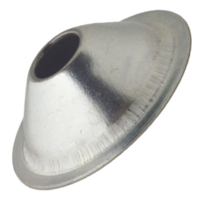 Rosace d'Écartement Hauteur 19mm Acier Zingué Blanc