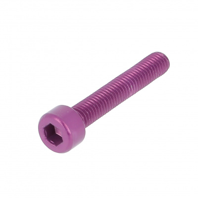 BLISTER DE 5 TCHC M6X12 ALU P60 OA VIOLET DIN 912