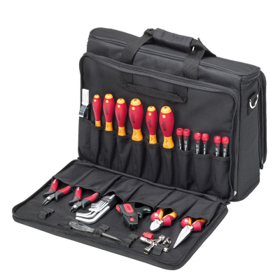 Juego de aplicación VDE,  maleta de herramientas para electricistas, 29 piezas