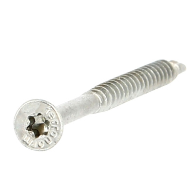 Vis Bois Tête Fraisée Torx Acier Zingué Blanc