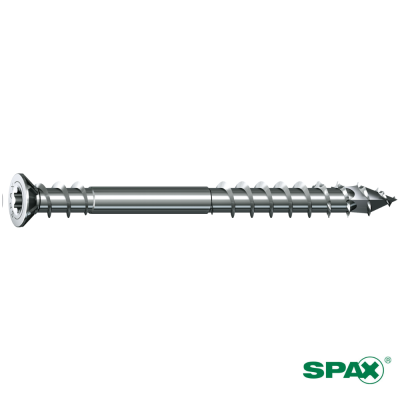 Vis de Terrasse Résineux SPAX Double Filetage TF T-STAR plus 5X70 Inox A2