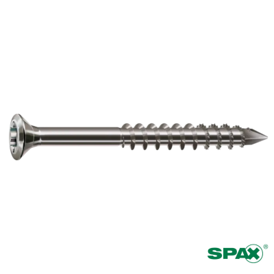 Vis pour Façade SPAX Tête Fraisée Bombée T-STAR plus Inox A2