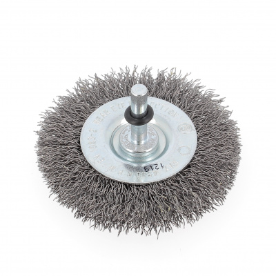 BROSSE CIRCULAIRE D75X10X6 FIL ACIER ONDULE 0.30 7003-600.421