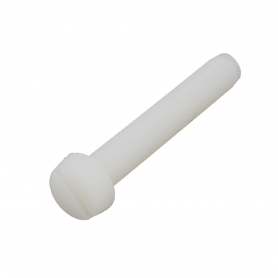 Cabeza Cilíndrica Ranurada CC Din 84 Nylon PA6-6 Natural