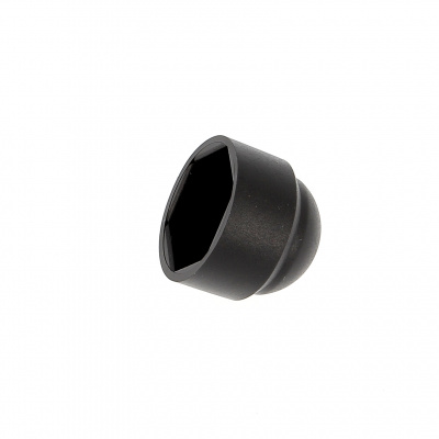 Tapón/protección de tuercas de poliétileno negro